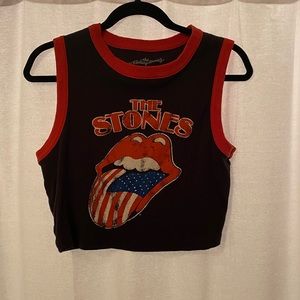 The Rolling Stones Cropped Tank- Size XL